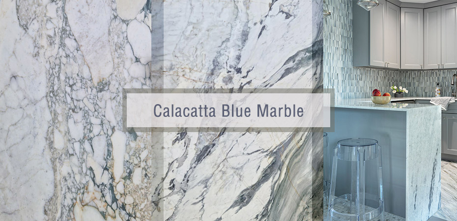 Marmer biru Calacatta