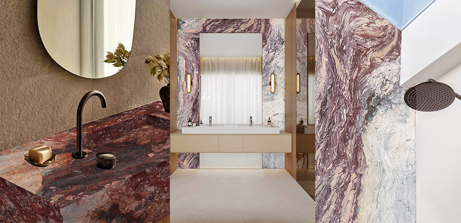 Fantastic Violet Bathroom Applications