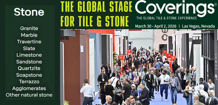 Natural stone categories of Coverings 2026