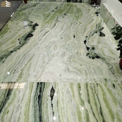 Raggio Verde marble tile