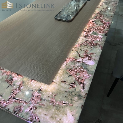 Alaska white granite table