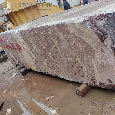 Velvet Red quartzite block