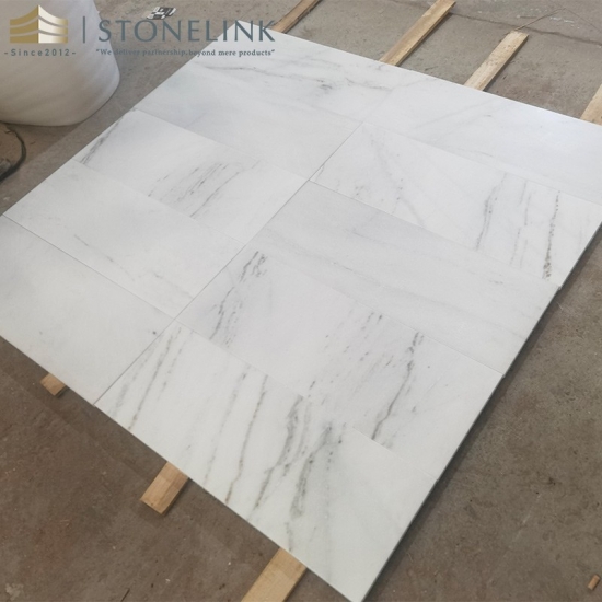 Bianco white marble tile